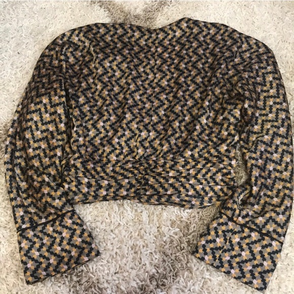 ZARA geometric ladies top size L - Picture 3 of 7